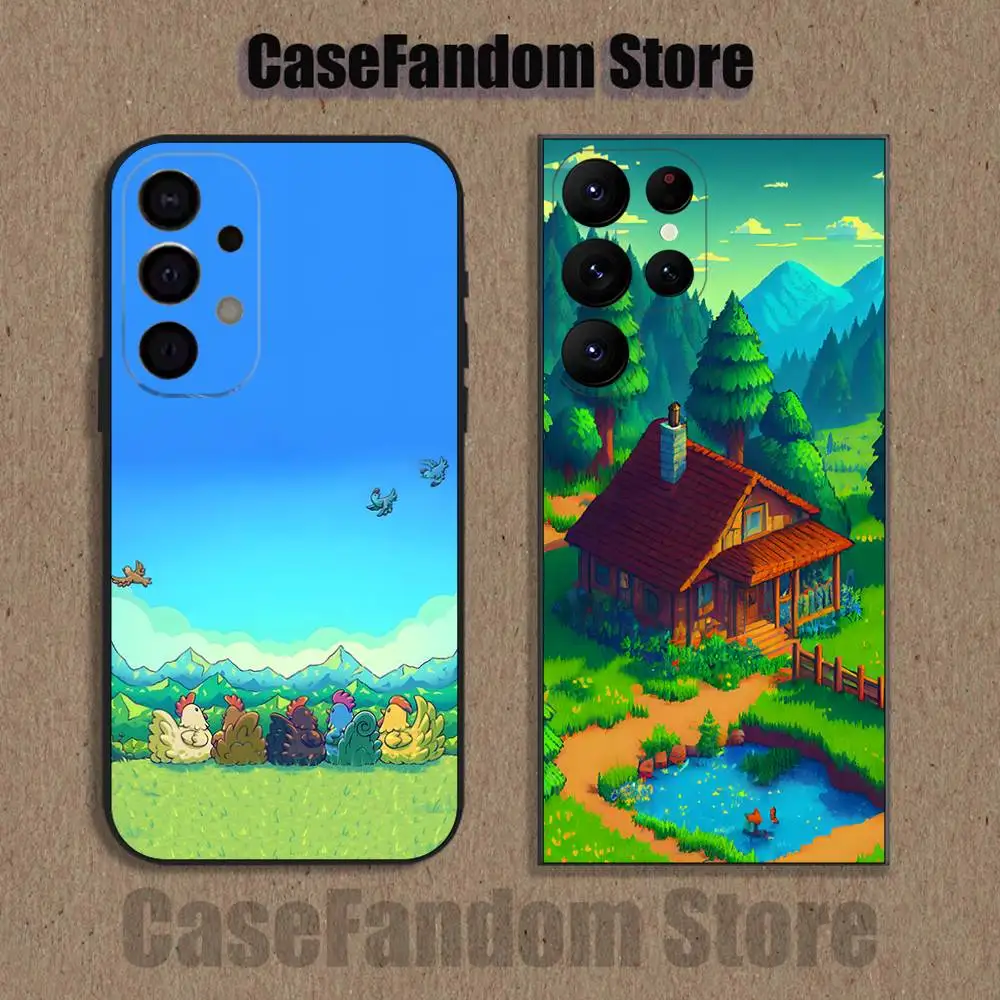 

Game S-Stardew Valley Shockproof Phone Case For Samsung S26,S25,S24,S21,S22,S23,S30,Ultra,S20,Plus,Fe,Lite,5G Black Cover