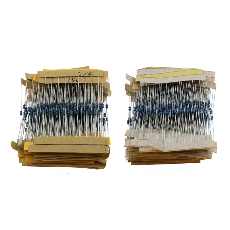 640 قطعة 64 قيم 2 واط 1% 0.33R-1 متر مجموعة أدوات مقاوم من غشاء معدني