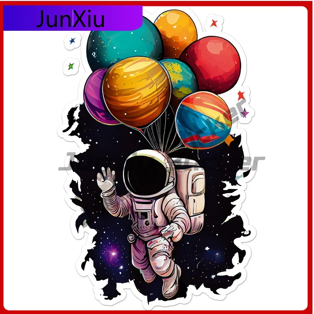 

Astronaut Balloons Planet Funny Best Gift Fade Resistant Creative Laptop Decal Decoration Waterproof Vinyl Car Window Bumper