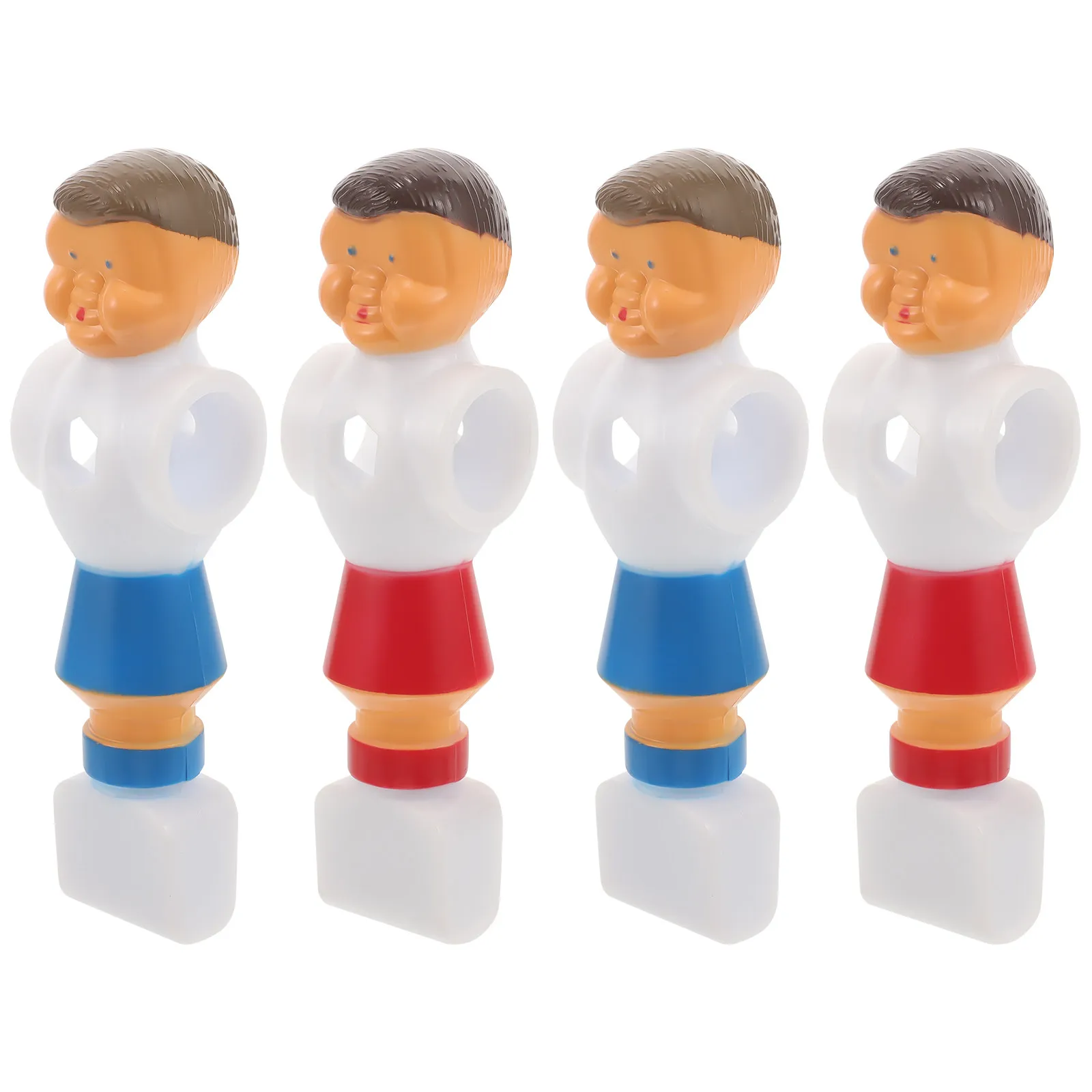 

4Pcs Table Football Players Foosball Athletes Replacement Parts for Standard Foosball Table Rods PVC Impact Resistant