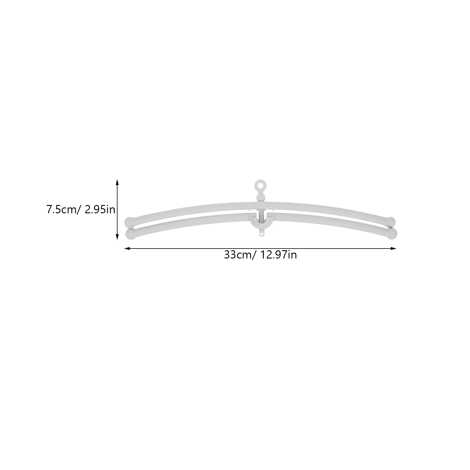 Bed Bell Cross Baby Mobile Holder Crib Arm Bassinet Hanging Hanger Stand Music Bell Support Toddler Compatible Nursery