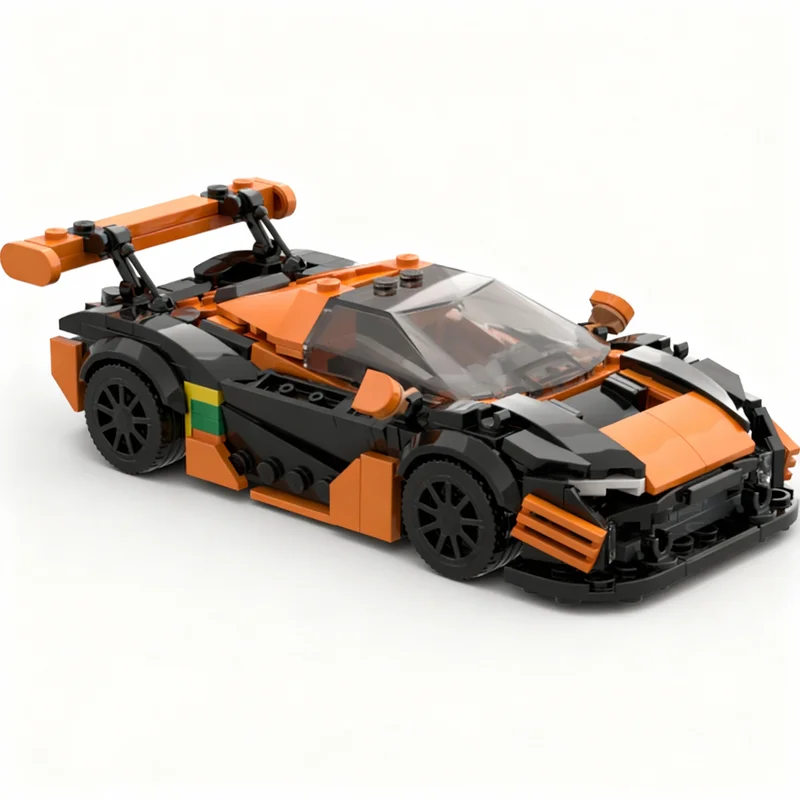 

332pcs MOC United Autosports McLarened 720S GT3 LM City Champions Model Building Blocks Christmas Gifts Construction Toys Brick
