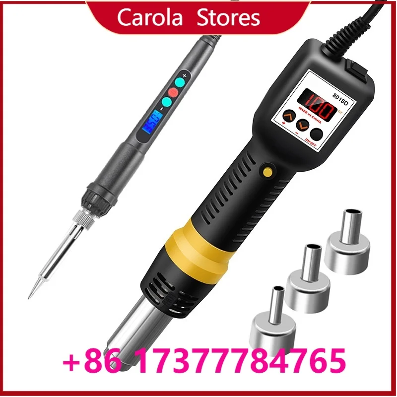 8018D Por Hot Air Soldering Station, 700W High Hot Air for Soldering & Repair Work