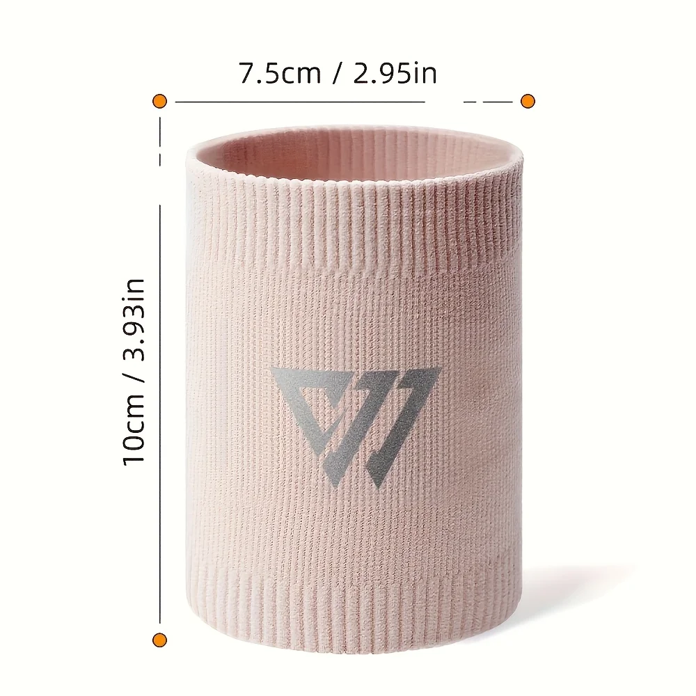 1Pcs Sports Wrist Guard Breathable Sweat Absorbing Wrist Band Men Women Lightweight Basketball Volleyball Fitness Wristbands