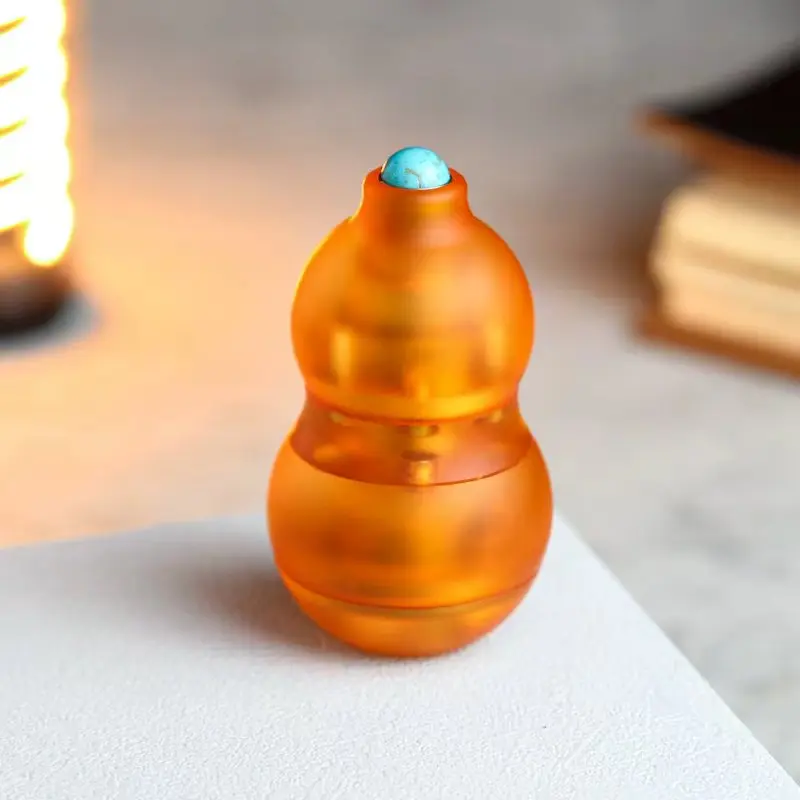 Pmma calabaza Fidget juguete EDC calabaza de la suerte Spinner de la yema del dedo juguete multifuncional personalizado para aliviar el estrés juguete para TDAH juguete de oficina