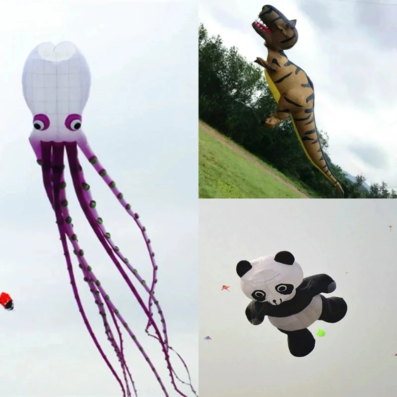 

free shipping giant kites flying large dinosaur kite inflatable kite pendant for adults kites 3d kite programmable toys windsock