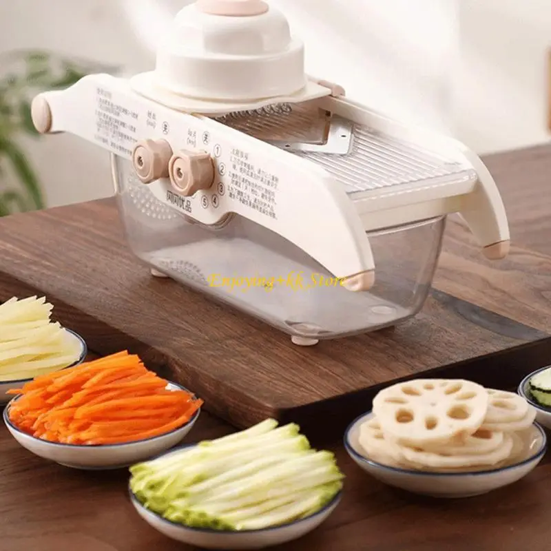 

Q1JB Регулируемая Slicer из нержавеющей стали Многофункциональная ручная резак