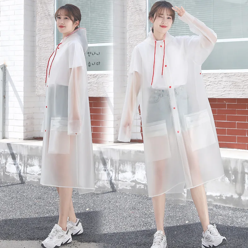 

Hiking travel trend raincoat tpu European and American rain gear windbreaker electric bike waterproof full-body rain suit