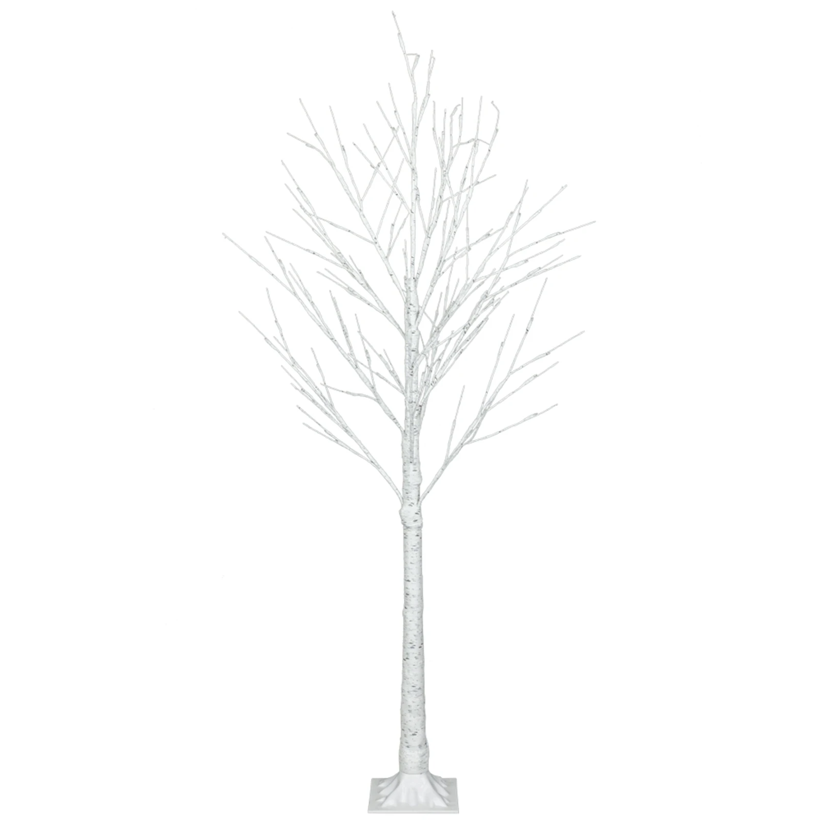 6FT Snowflake Christmas Tree with 96 LED Lamp, Discover the Enchanting Beauty of the Traditional, Festive,