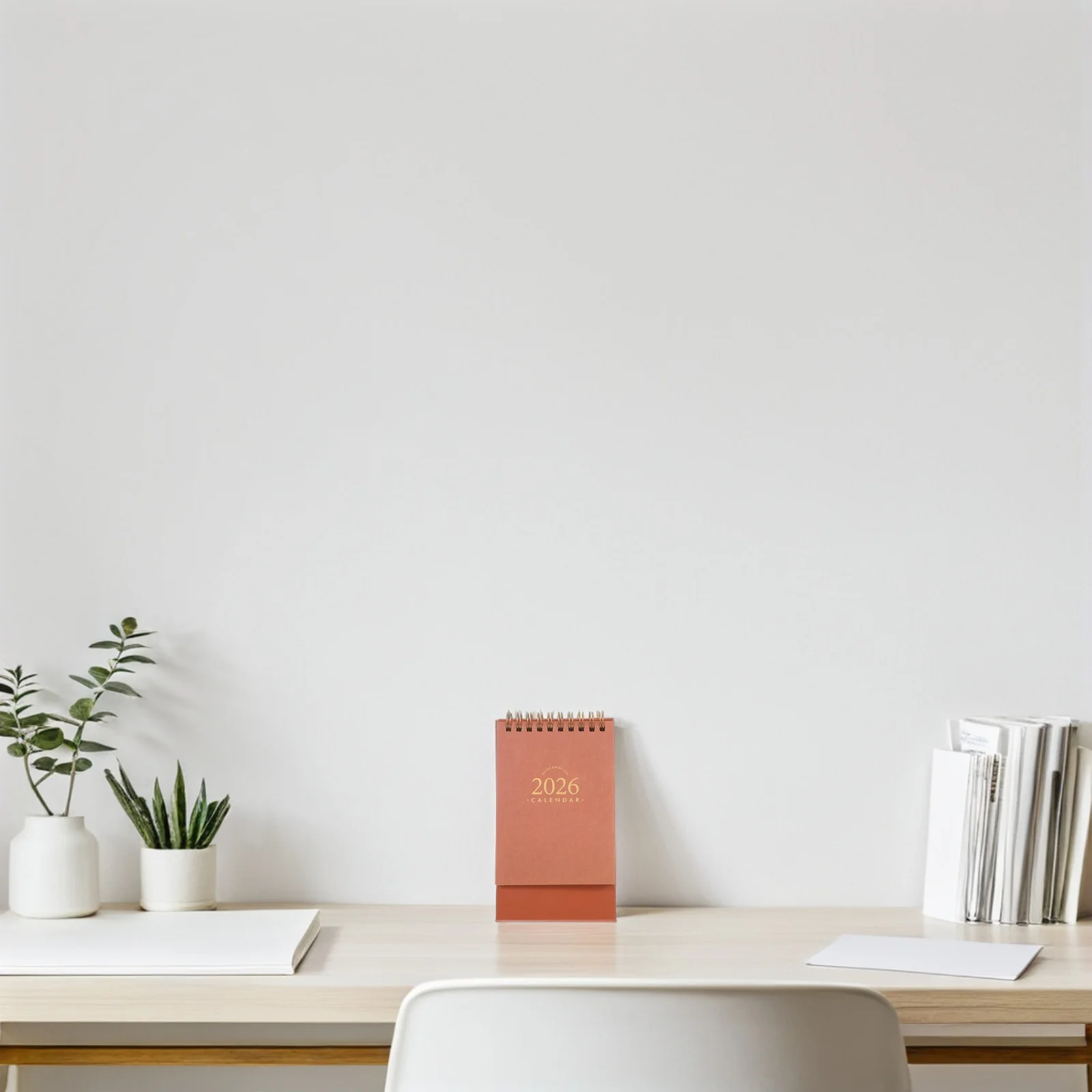 

2025.9-2026.12 Desk Calendar 2026 Minimalist Small Desktop Flip Monthly Planner Office Home School Mini Calendar Notepad