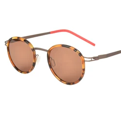 Germany Brand Polarized Sunglasses Men Women Round Driving Outdoor Glasses Frame UV Protect Sun Glasses Optical Eyeglasses Gafas