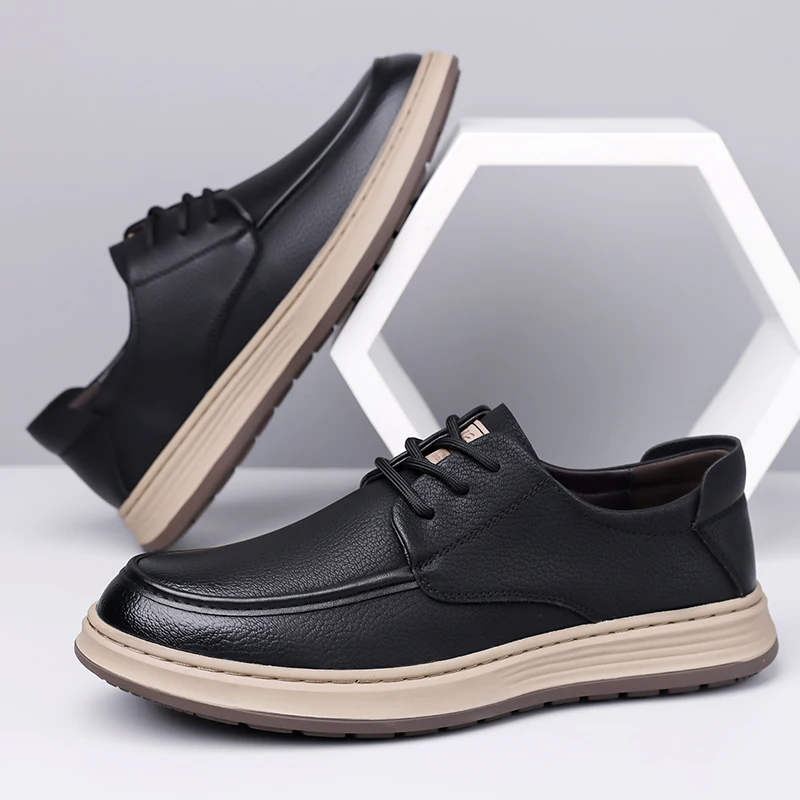 Men Shoes Fashion Casual Male Footwear Gentleman Leather Shoes Dress Shoes