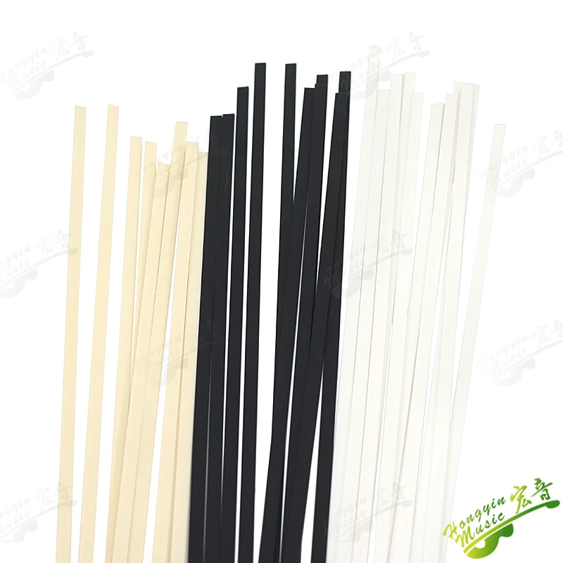 10 Stück ABS Gitarren-Bindingstreifen ABS Gitarrenteile Zubehör für Gitarrenbauer Korpus- und Griffbrett-Binding 1650*6 – Detail 5