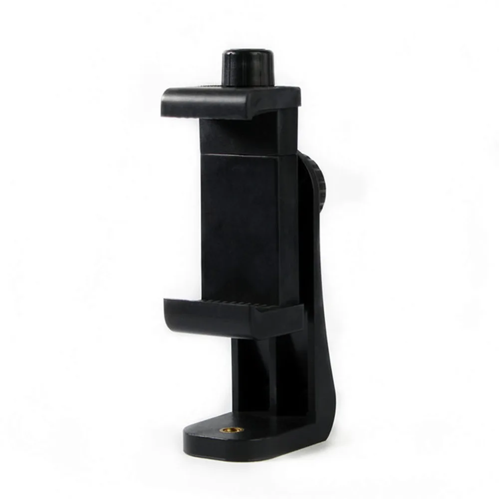 360 Degree Rotating Phone Clip With 1/4 Screw Hole Cellphone Holder Tripod Mount