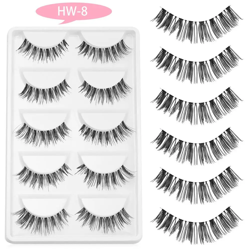 つけまつげエクステ,化粧品,ソフト,ファッショナブル,5ペア