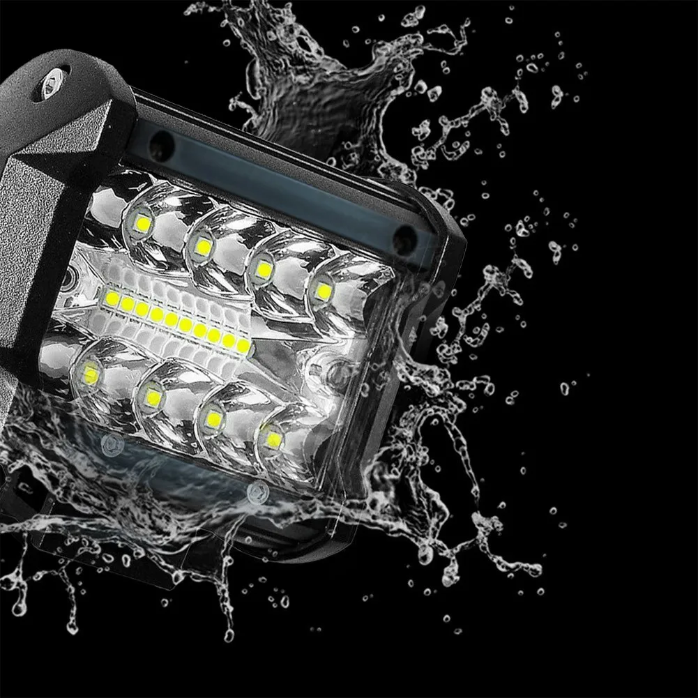 12V Waterproof Led Work Light Bar Square Spotlight 48W Work Light Headlight For Truck Car Durable Hot Sale