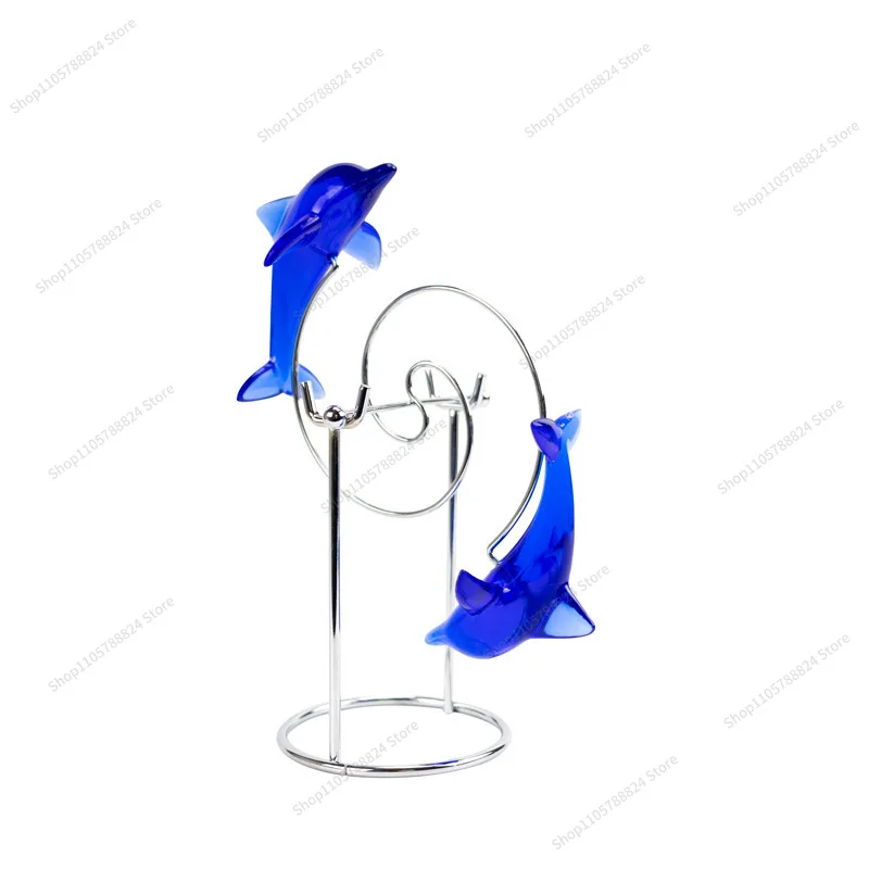 For Creative Swing Doll Balance Can't Fail Small Iron Man Tumbler Dynamic Rotating Metal Tabletop Ornament