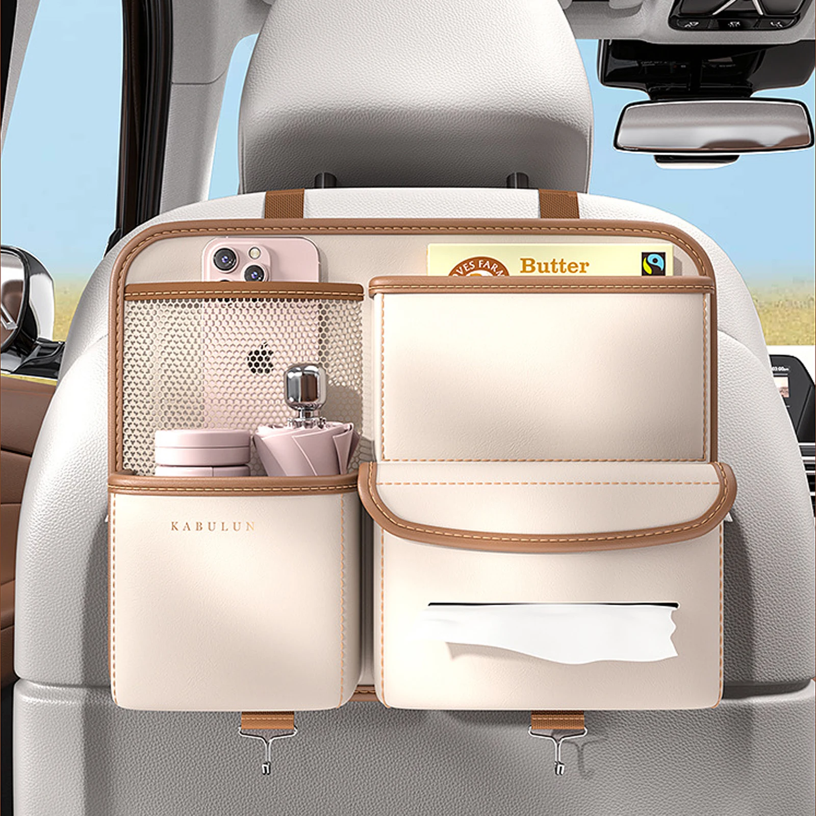 Auto Sitz Zurück Lagerung Tasche Hängen Tasche Multi-funktion Lagerung Box Auto Sitz Zurück Lagerung Tasche Innen Dekoration Auto zubehör