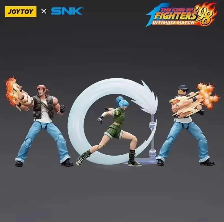 

【In Stock】JOYTOY KOF'98UM IkariWarriors Team King of Fighters'98UM 3PCS 1/18 Action Figure Toy Model Gift Collection