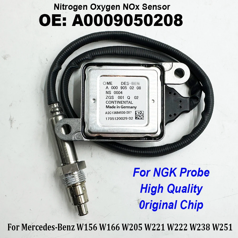 

A0009050208 A0009058611 for NGK Probe For Mercedes Benz GLC X253 C253 W253 W166 W205 W212 NOx Sensor A0009052909 A0009059803