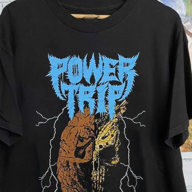 POWER TRIP MANIFEST DECIMATION T-shirt noir taille S 2345Xl