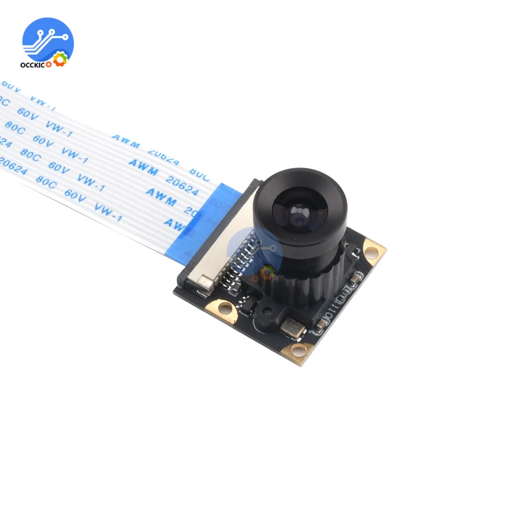 OV5647 5MP Night Vision with Adjustable-focus 3.6mm Lens For Raspberry Pi  3 3B+ 4 4B Camera Module 2592 x 1944 Resolution