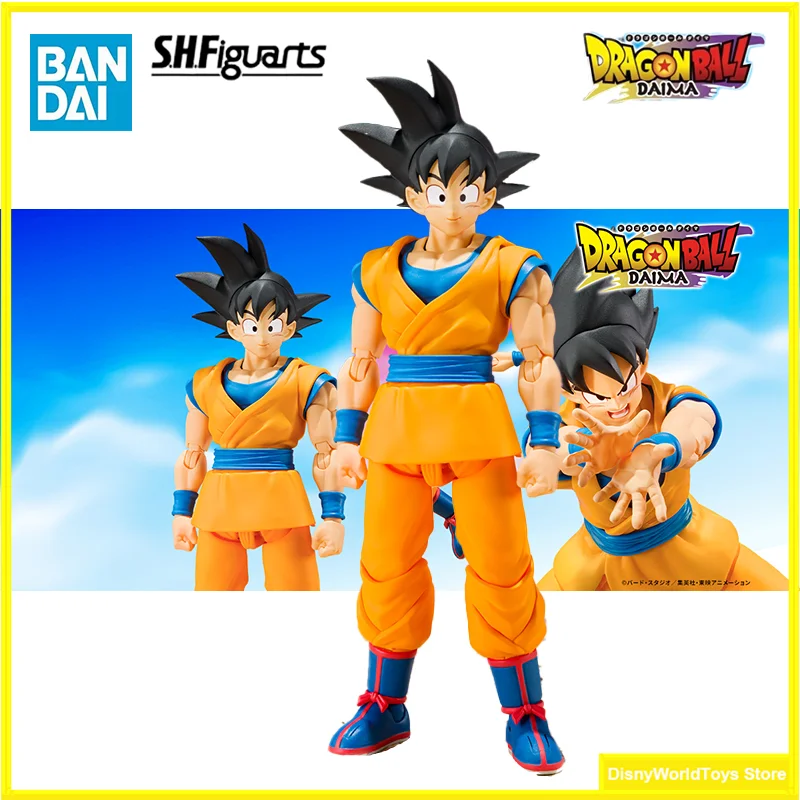 100% Original BANDAI S.H.Figuarts SON GOKU SHF Son Goku Daima Dragon Ball In Stock Anime Action Collection Figures Model Toys