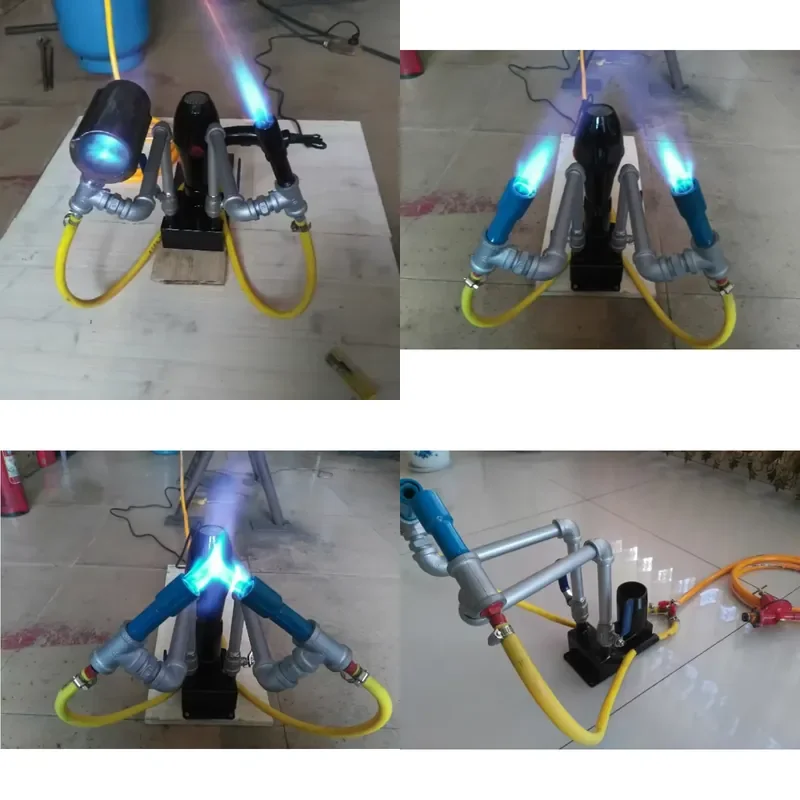 Portable Gas Heat Treatment Tool Flame Heating Device High Temperature Reachable for Metal Working