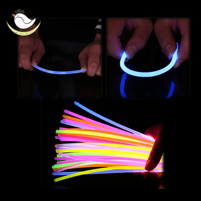 Light Stick Toys Glow Heart Glasses Neon novità bracciali per bambini forniture per feste di compleanno giocattolo a luce fluorescente a 8 colori