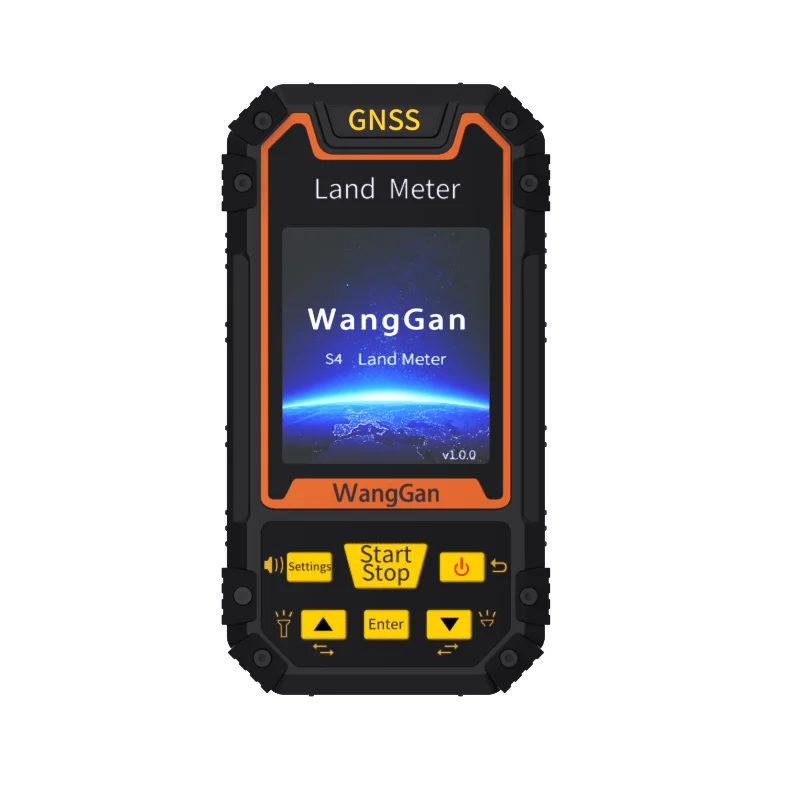 Land Meter S4 Color Screen GPS Land Meter Surveying Machine Professional GNSS Receiver Area Measurement Land Measure Meter