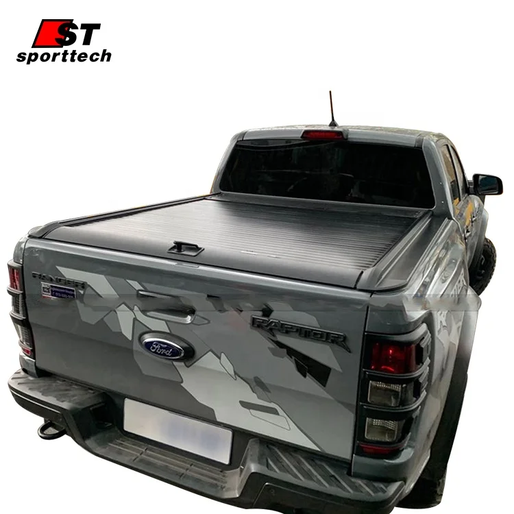 

Roller Lid up Pick up Truck Hard Bed Cover Tonneau Roller Shutter Cover Aluminium Alloy for Ford Ranger F150 F250