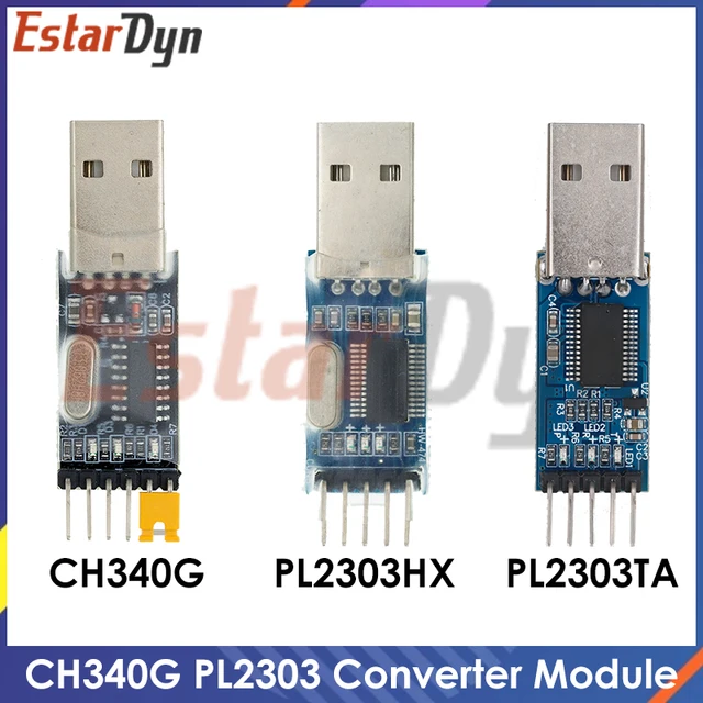 PL2303HX PL2303 Moduł adaptera konwertera USB na RS232 TTL/konwerter USB TTL Moduł UART CH340G CH340 Przełącznik 3.3V 5V