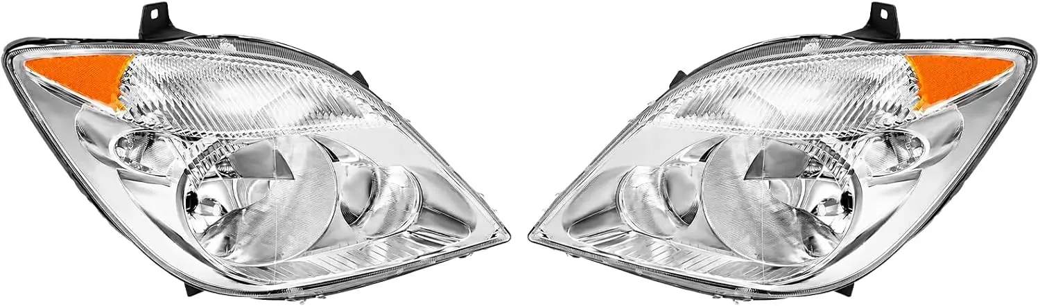 Pair of Halogen Headlight Assembly, OE Replacement Compatible with 2007-2013 Sprinter 2500 3500, Includes 68012121AA 68012120AA