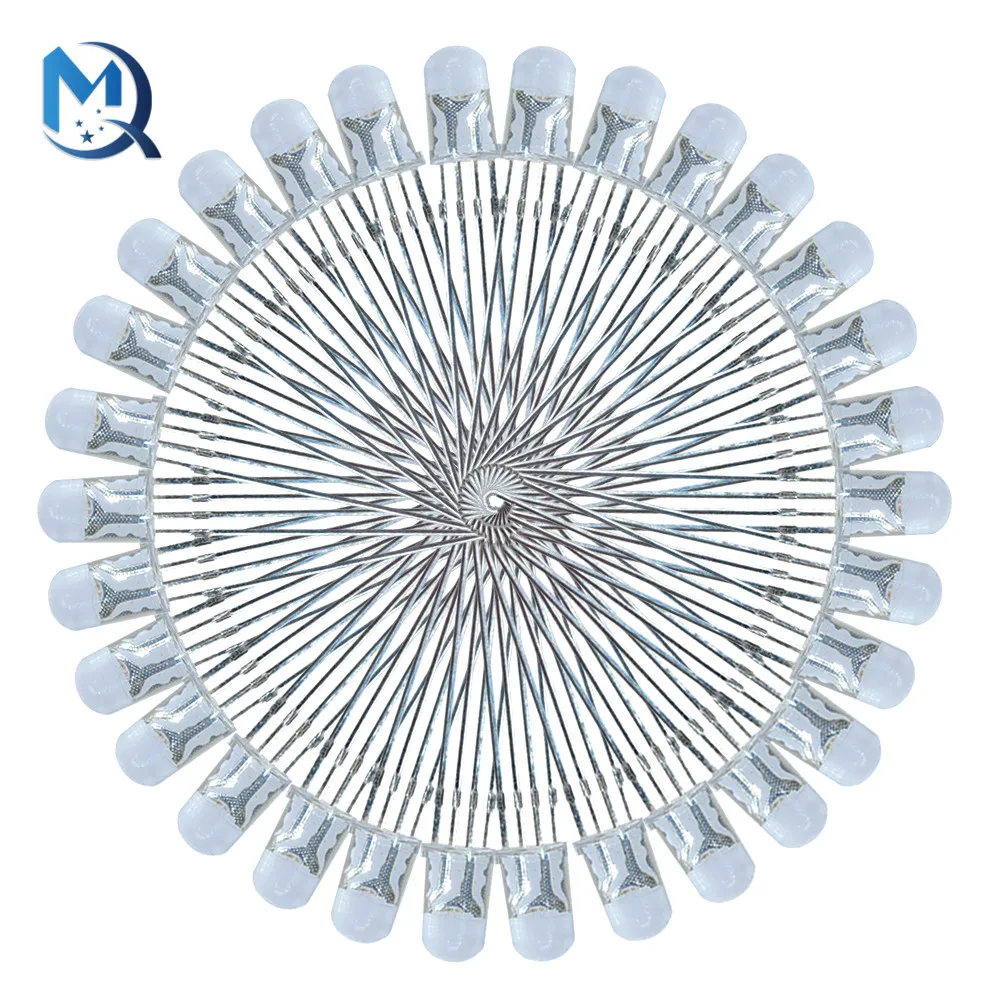50Pcs Multicolor 4pin 5mm RGB Led Diode Light Lamp Tricolor Round Common Anode LED 5 mm Light Emitting Diode