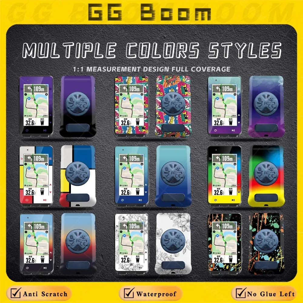 ل IGPSPORT IGS 630S 630 نظام تحديد المواقع الدراجات دراجة الكمبيوتر ملصق ملحقات أفلام واقية مقاومة للخدش مقاوم للماء الشارات الإبداعية #4