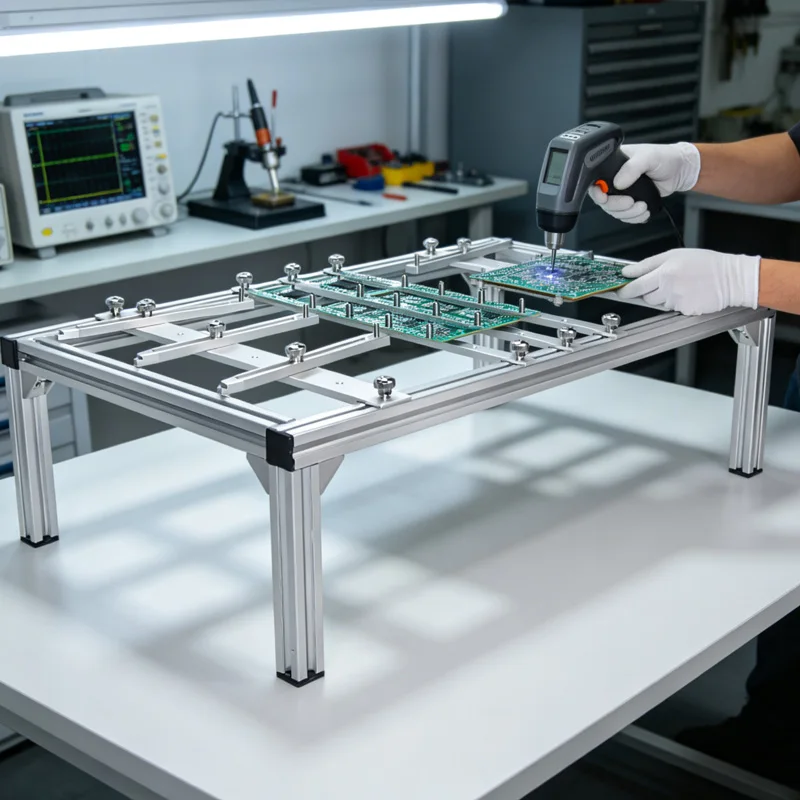 US Stock Universal PCB Holder Fixture Jig 500×300×160mm BGA PCB Bracket Clamp for Motherboard BGA Rework Station Repair Tools