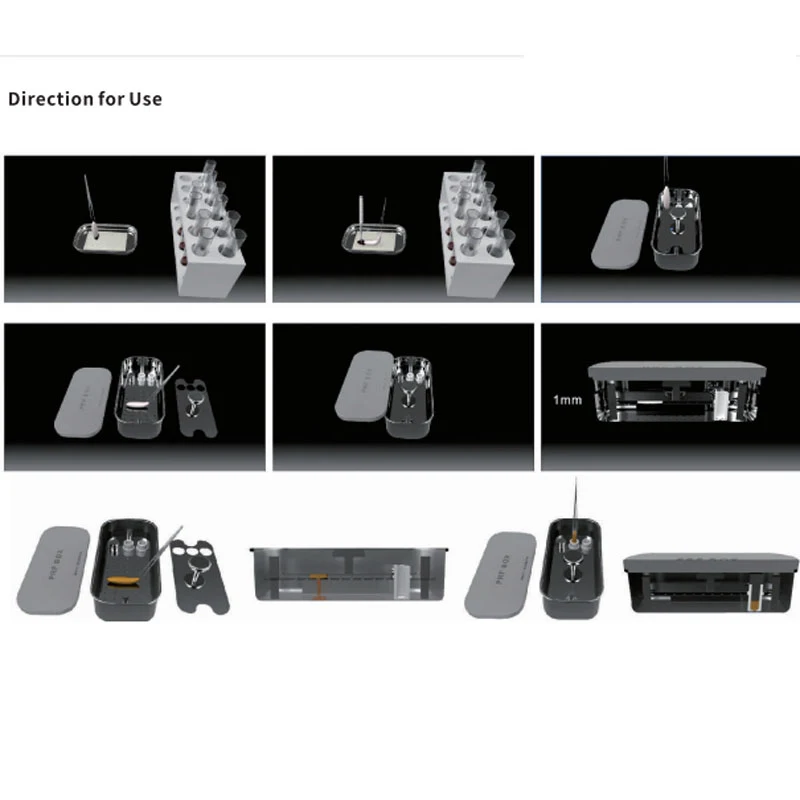 1 Pcs Dental PRF Platelet Rich Fibrin Box Instruments Set Dental GRF Box CGF PRF Preparation Press Membrane Tool