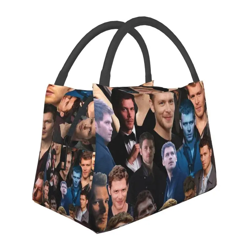 

Damon Salvatore Insulated Lunch Bag for Work Office The Vampire Diaries Portable Cooler Thermal Bento Box Women