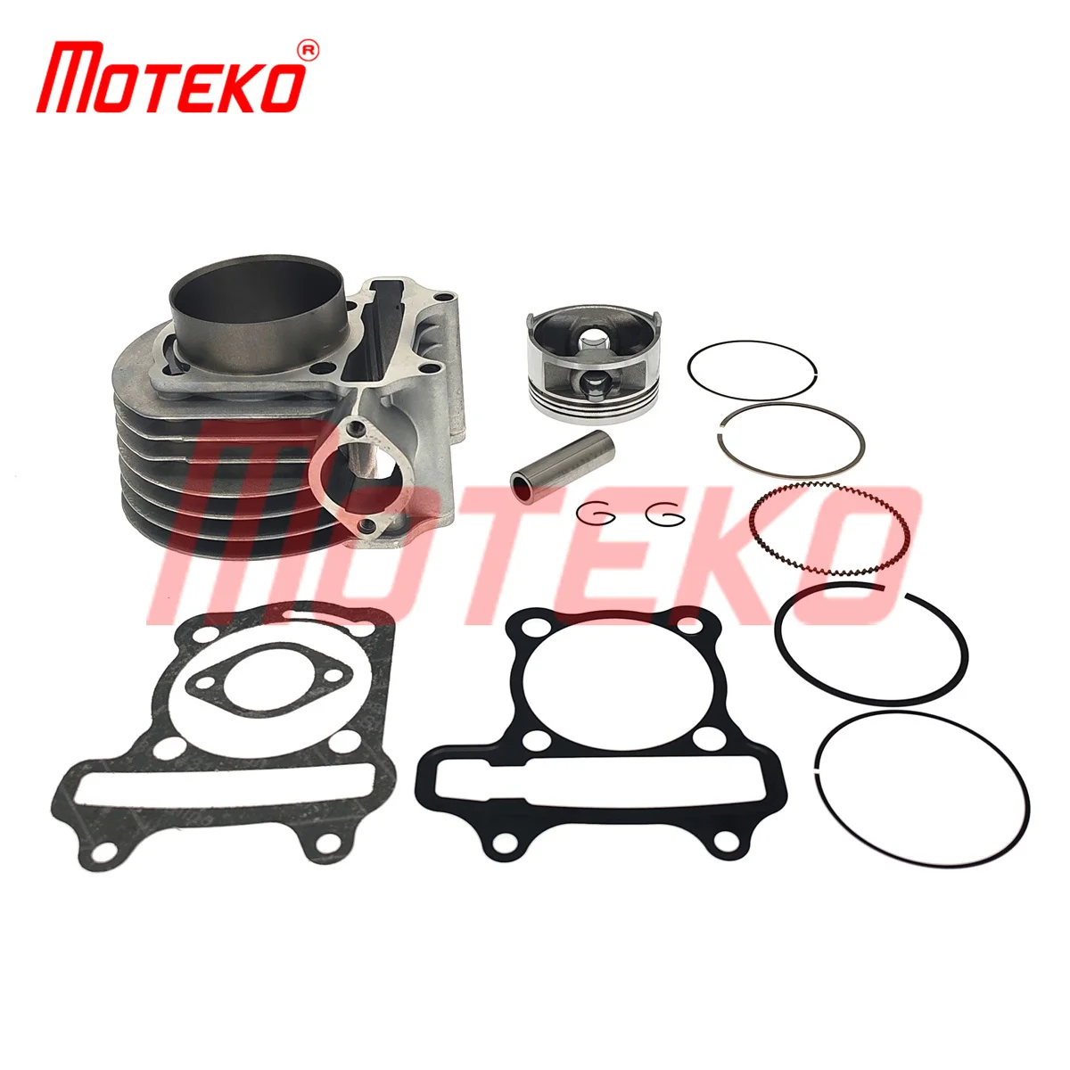 BX1405283 GY6 175CC 62MM BIG BORE CYLINDER KIT AND PISTON 15MM PIN SCOOTER ENGINE PARTS FOR 157QMJ CHINESE SCOOTERS ATV GO KART