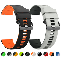 22mm Sports Strap For TicWatch Pro 3 Ultra GPS/LTE Watch Bands For TicWatch GTH 2/GTX/S2/E2/GTW/Pro X/Pro 2021 Silicone Bracelet