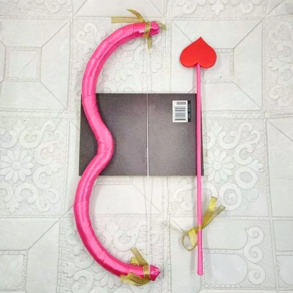 Valentine Cupid Archery Set Cosplay Prop Love Heart Decoration For Festival Theme Party Masquerade Fancy Dress
