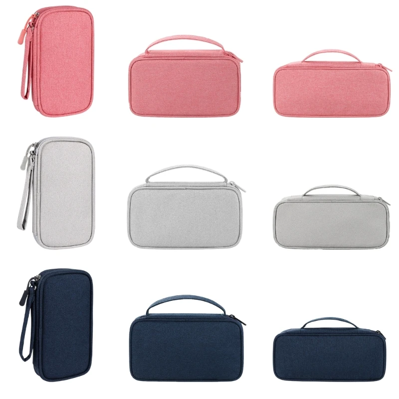 

Multifunctional Diabetic Supplies Storage Bag with Compartments for Glucoses Meter Test Strips and Syringes Use Dropshipping