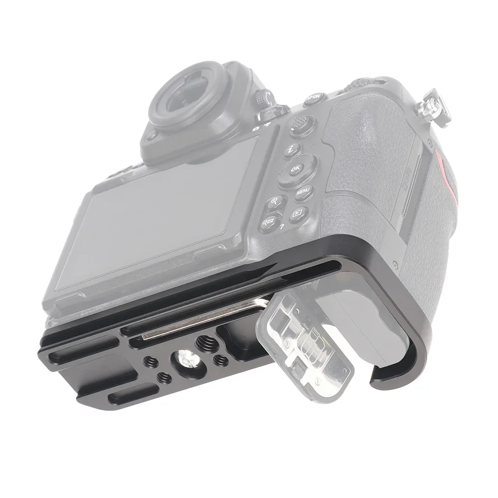 FOTGA L Plate  Camera L-Bracket Plate L-Shape Bracket for Nikon Z8 Camera Quick Realease Base Plate Vlogging Tripod Kit