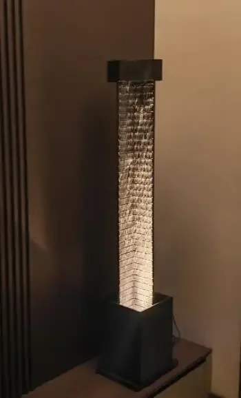 Modern light luxury flowing water ornament circulating water living room lucky water feature entrance office floor landscape