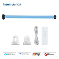 Zemismart Zigbee Rechargeable Smart Roller Shade Blinds Motor for 37mm 38mm Tube Work with Tuya Alexa Google Home Voice Control