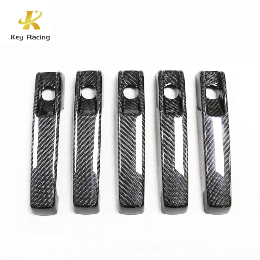 G Class G500 G63 W463 W464 Dry Carbon Fiber Door Handles For Mercedes Benz G Class W463 W464 G500 G63 G55 AMG Door Handle Cover