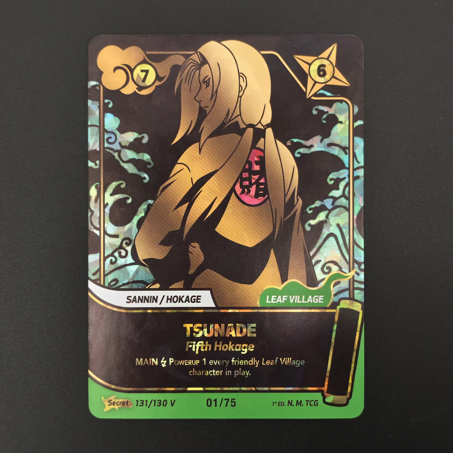 Proxy Naruto Mythos TCG Ecret Variant Golden Finish Tsunade