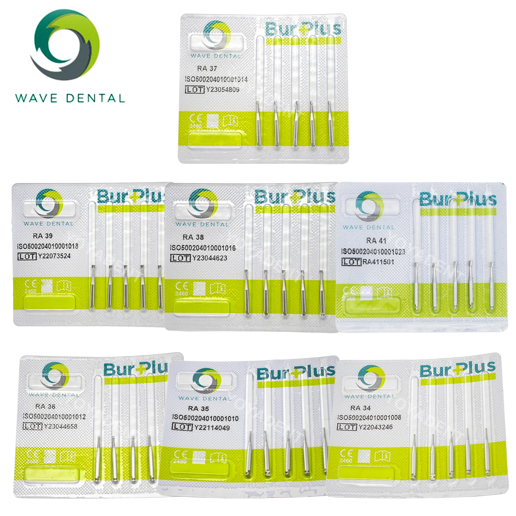 موجة طب الأسنان الحفر كربيد التنغستن الفراولة التدريبات 2.35 مللي متر ل قبضة يد بسرعة منخفضة أدوات طبيب الأسنان 5 قطعة/الحزمة أدوات طب الأسنان