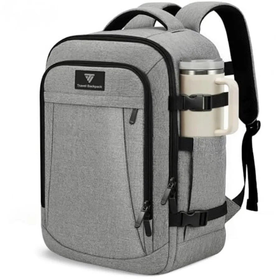 

Travel Backpack for Women and Men - 15.6 inch Laptop Backpack Airplane Flight Approved, Large Carry On Anti-theft Bag for Trave