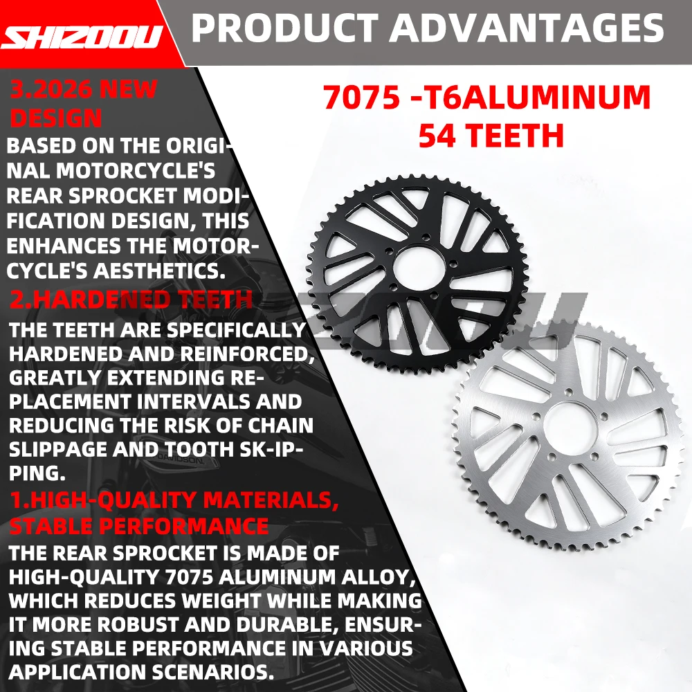 Sproket Aluminium 7075 54T Bel - Xcm Chain ulasan dan harga